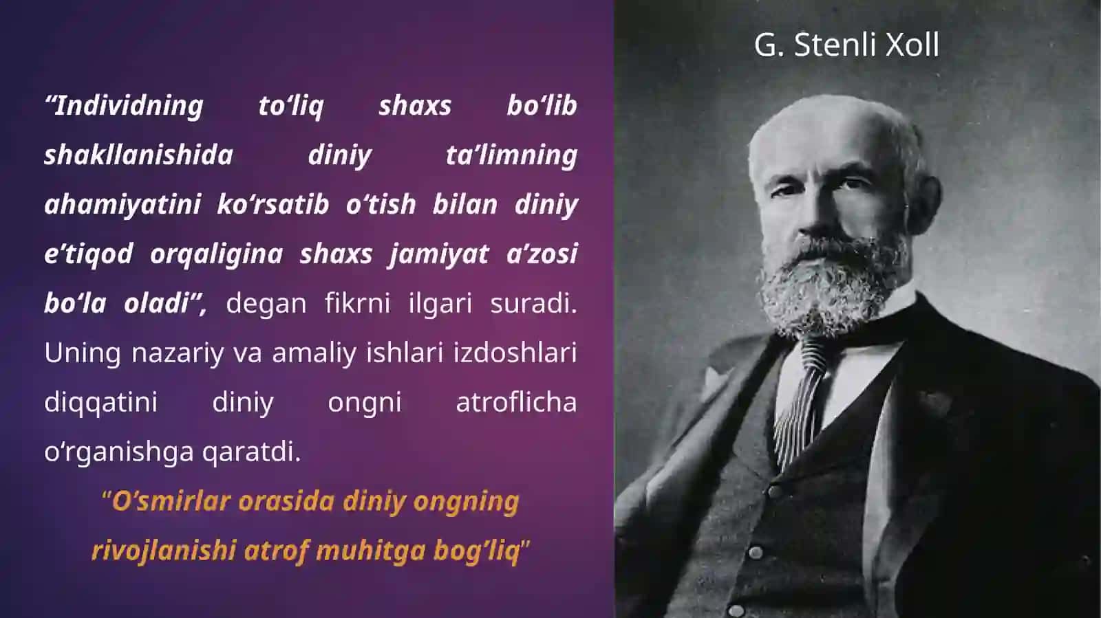 G. Stenli Xoll va xristianlik reinterpretatsiyasi 4
