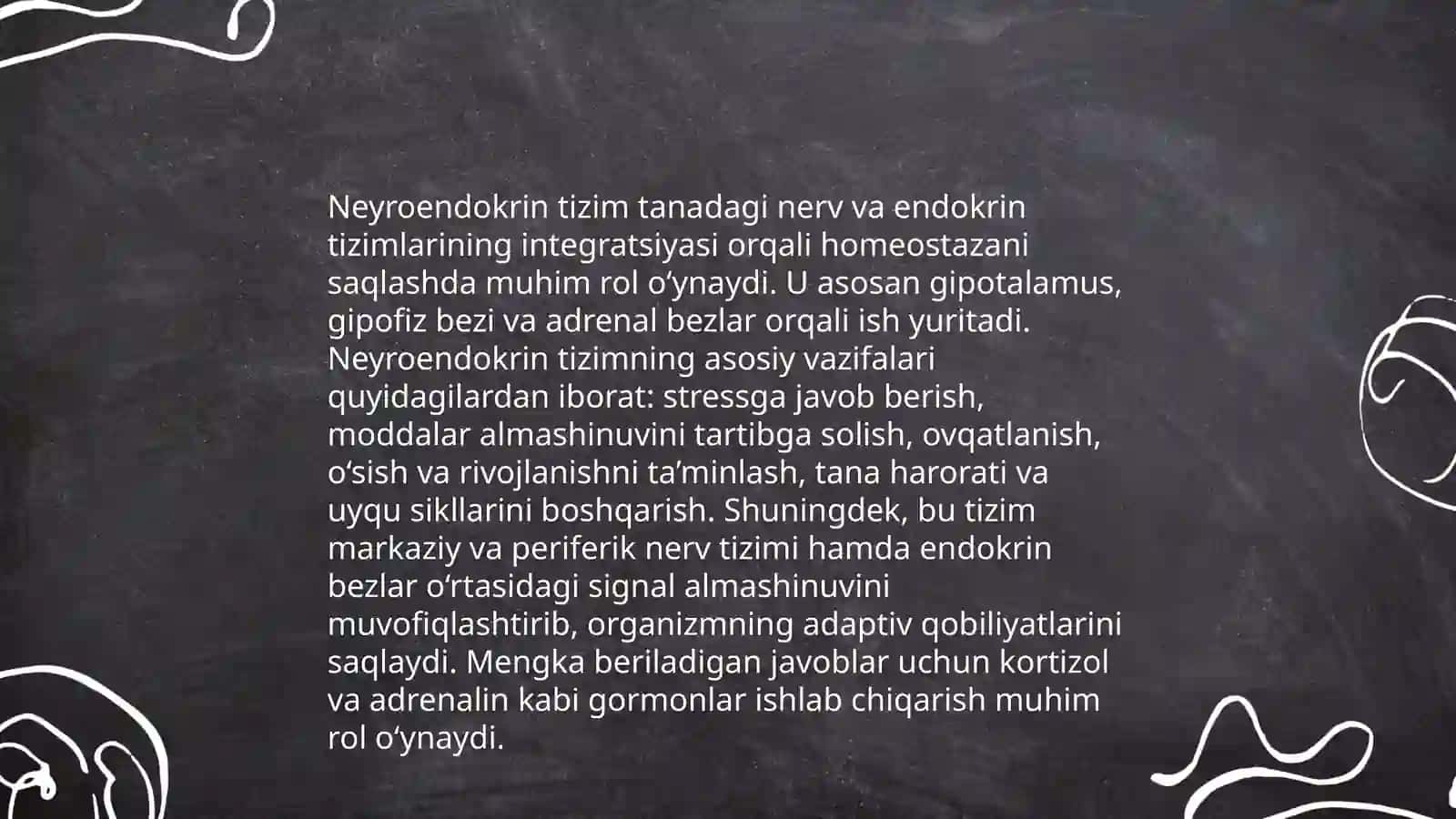 Neyroendokring tizimning struktur funksional tavsifi 4