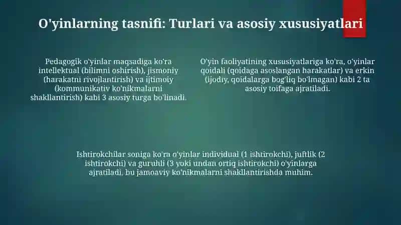 Pedagogikoʻyinlartipologiyasi 4