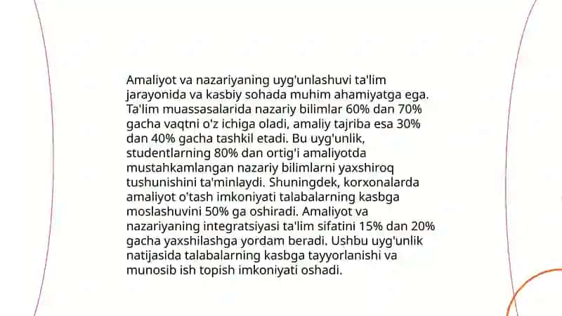 Akademik faoliyat integratsiyasi:nazariya va amaliyot uyg'unligi 4