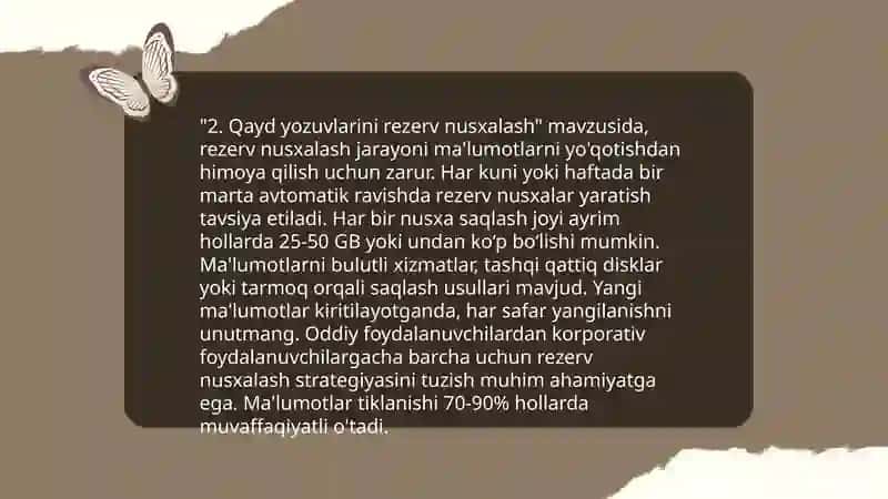 Qayd yozuvini himoyalash 4