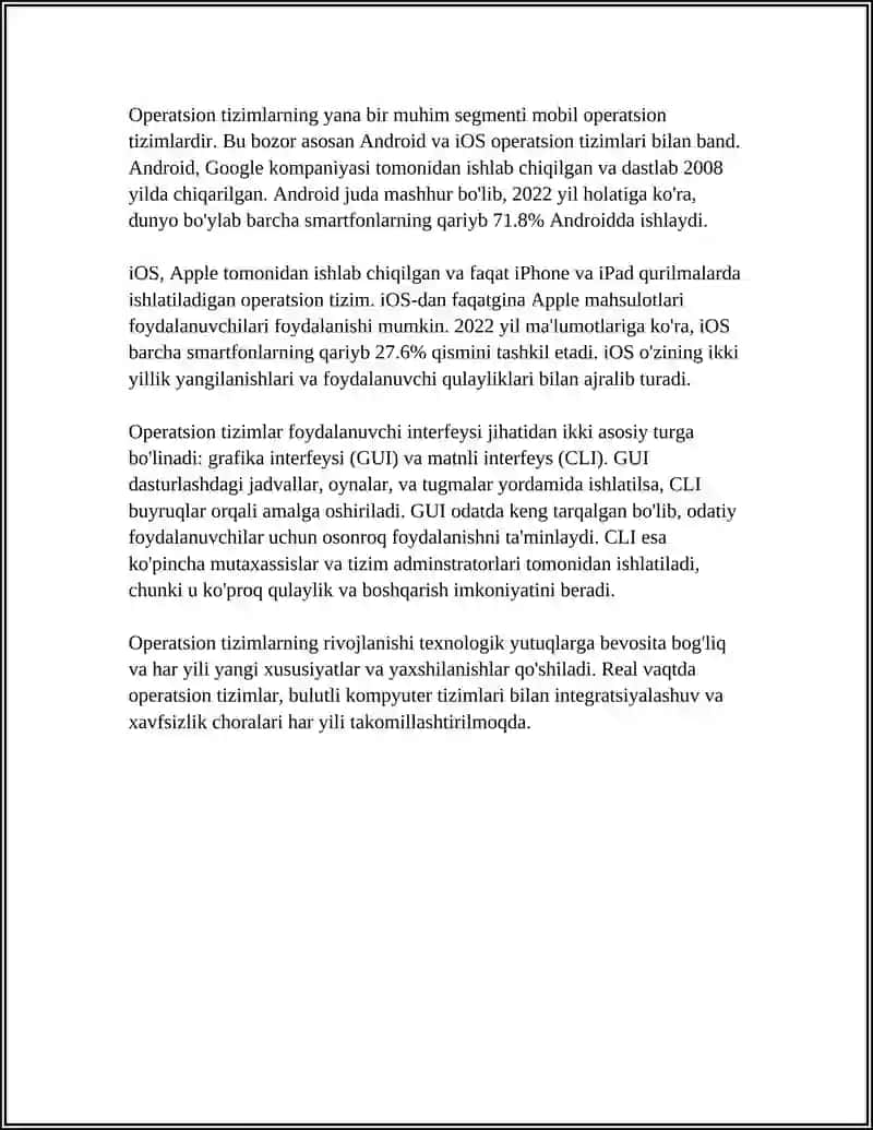 SHAXSIY KOMPYUTERNING DASTURIY TA’MINOTI 4