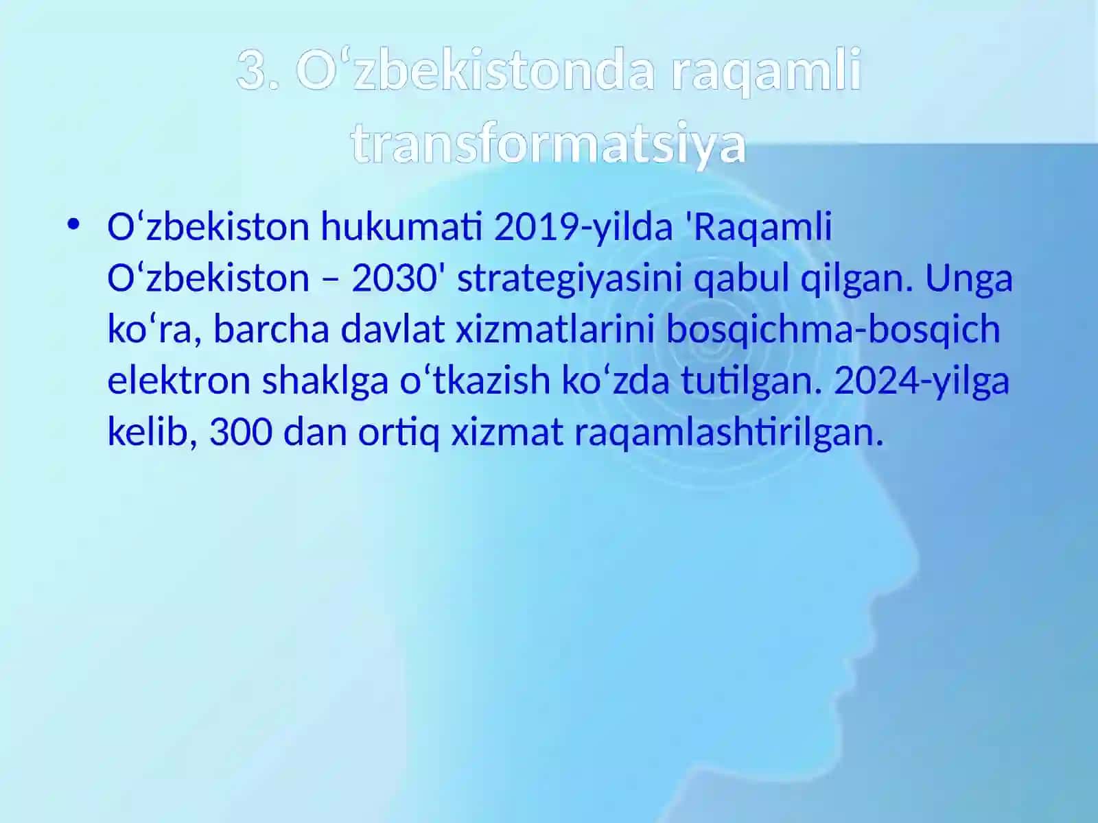 Elektron davlat xizmatlarining fuqarolar hayotiga taʼsiri 4