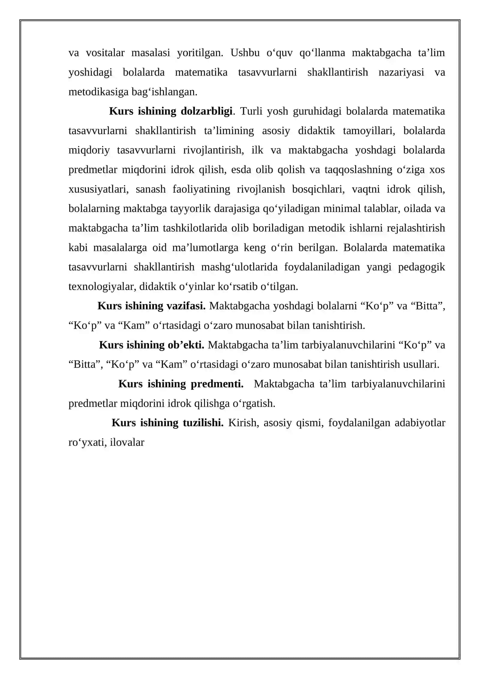 Maktabgacha ta’lim yoʻnalishi 2-kurs 205-guruh talabasi 4