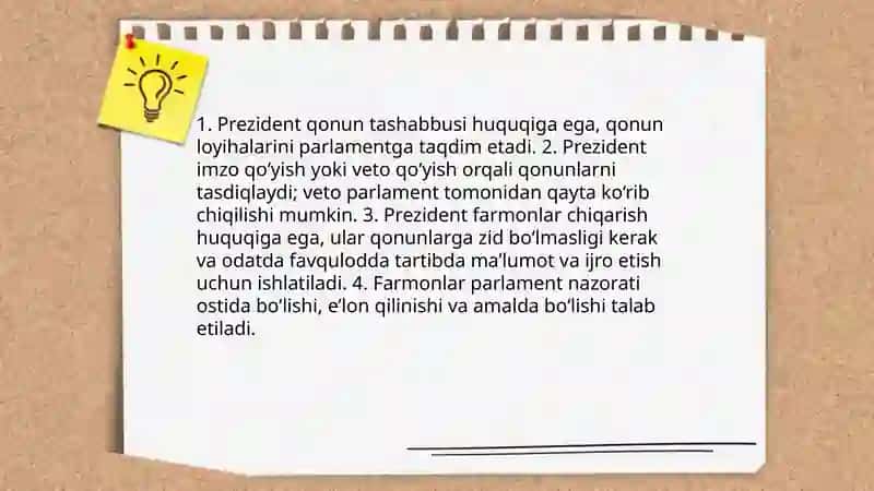 Yuridik pretsident 4