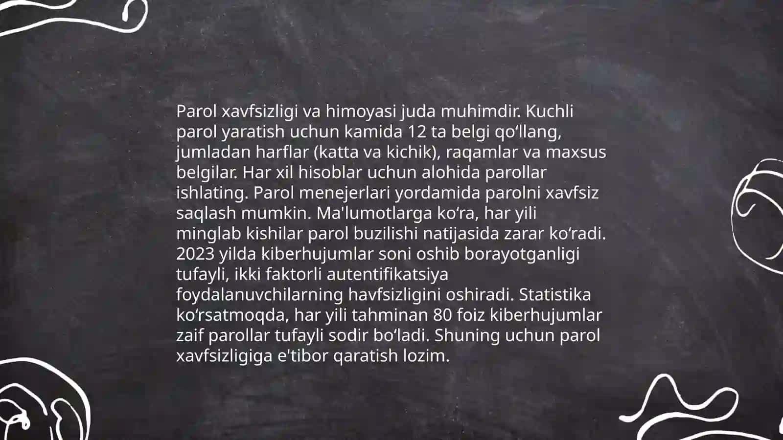 Parolga asoslangan autentifikatsiya usuli 4