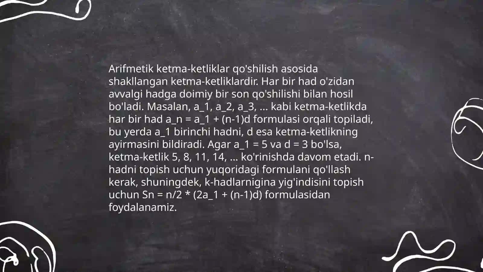 Sonlar ketma ketligi va uning limiti 4