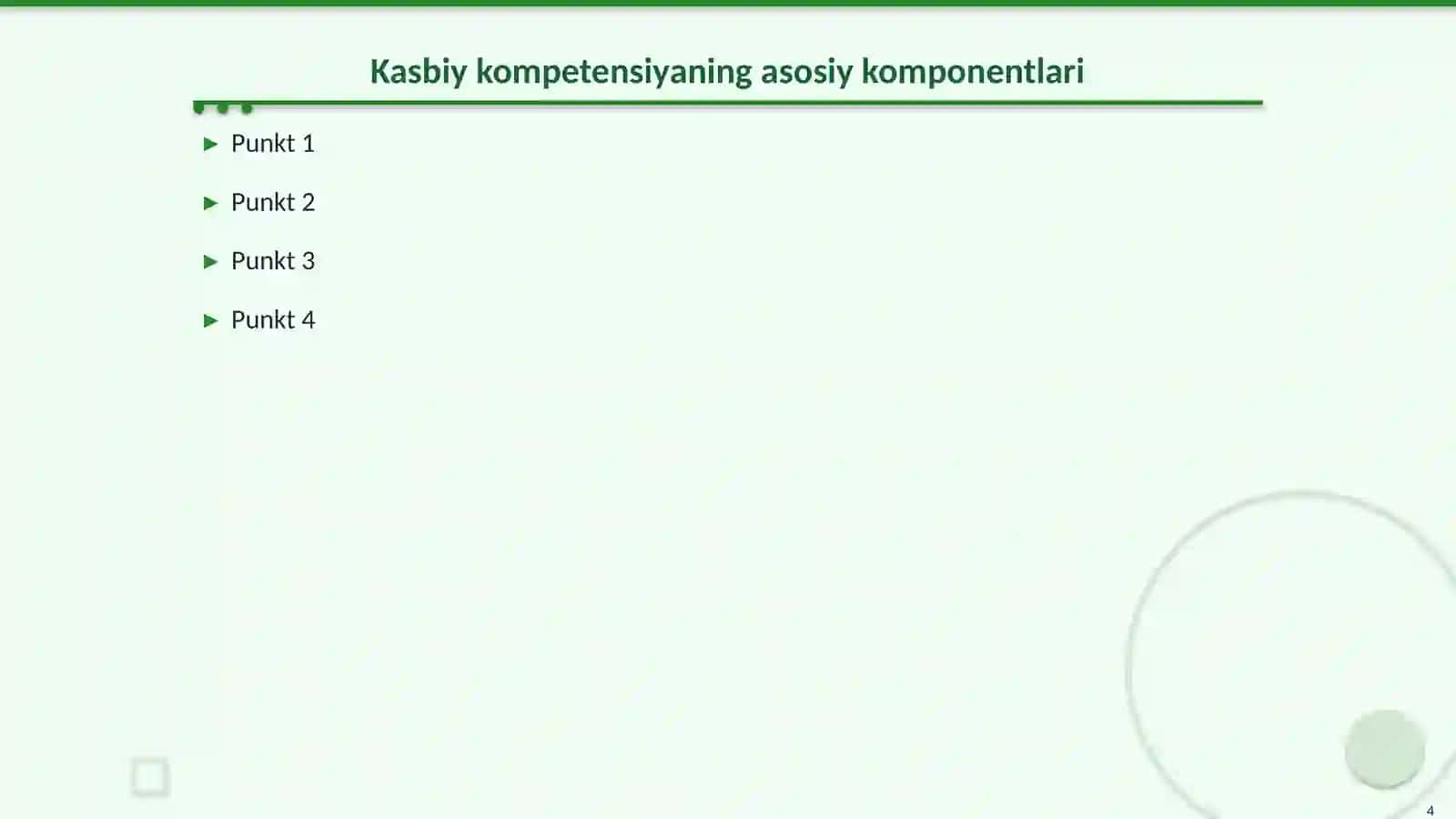 Kasbiy kompetensiya va unga nisbatan yondashuvlar 4