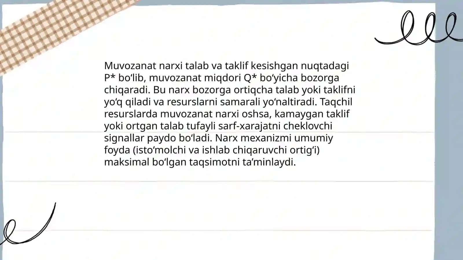 Talab va taklif modeli asosida taqchil resurslarning taqsimlanish mexanizmi 4