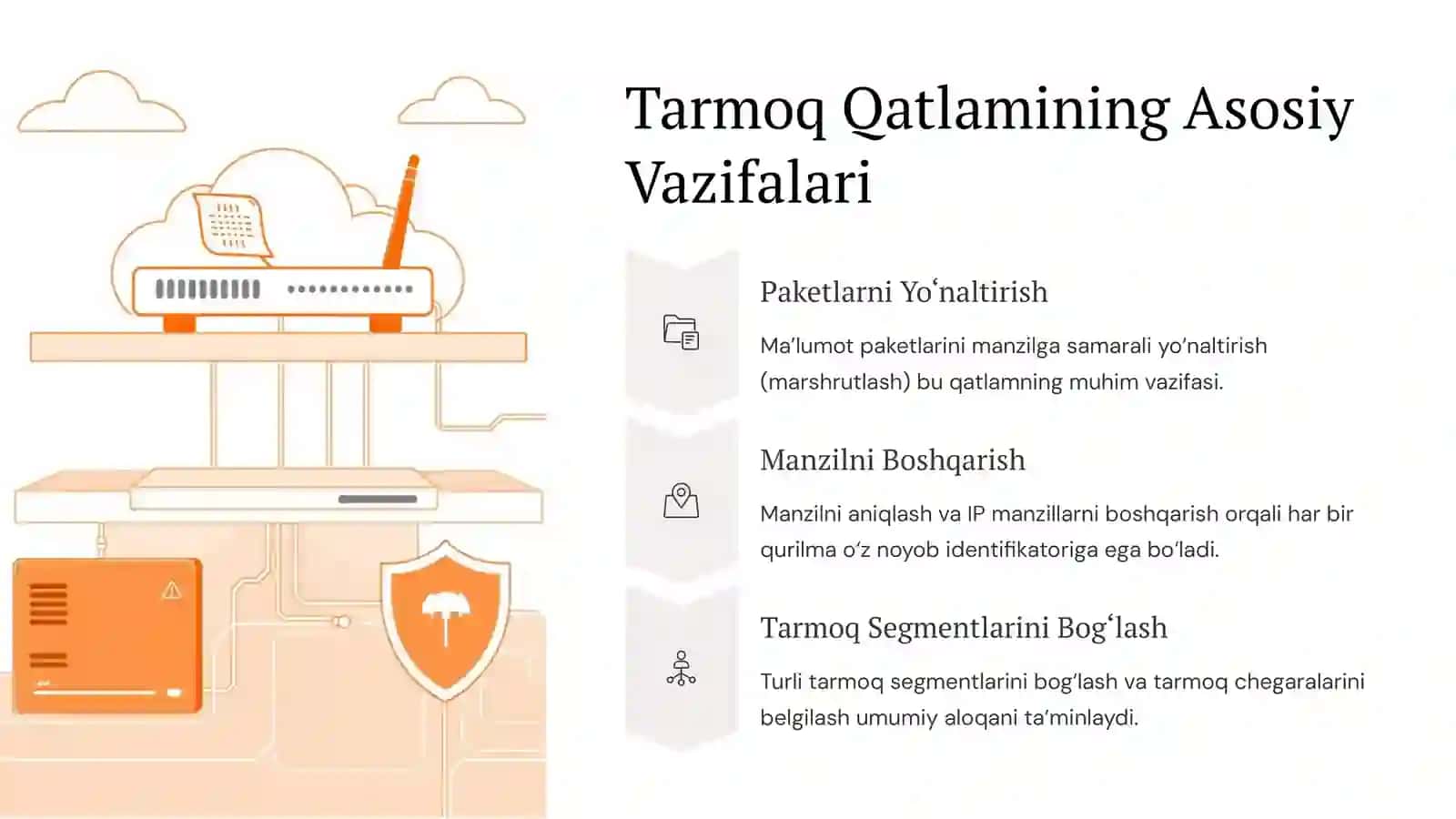 Tarmoq qatlami va yonaltirish protokollari 4
