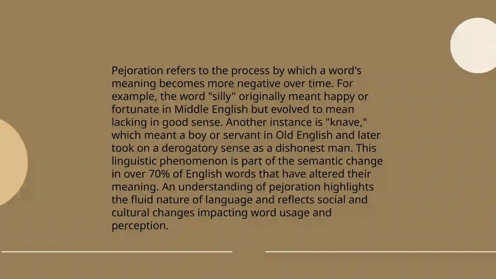 CHANGE OF MEANING AND ITS RESULTS 4