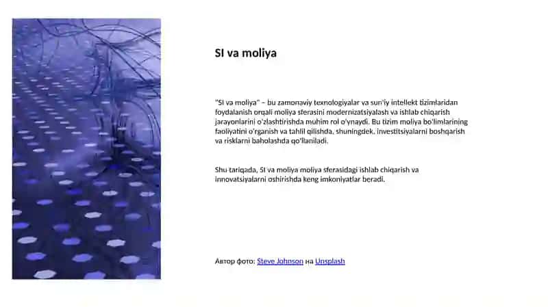 O‘zbekiston iqtisodiyotini raqamlashtirishda sun’iy intellekt texnologiyalarining o‘rni 4