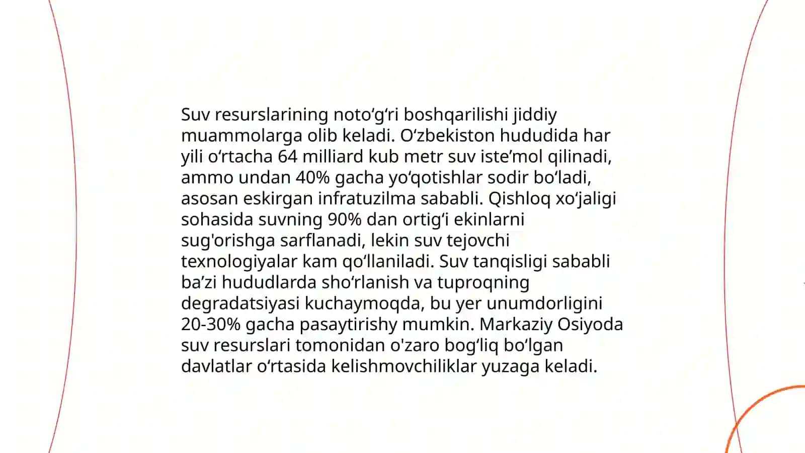 O'zbekistonda tuproq unumdorligini kamayishiga sababchi omillar 4