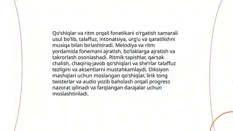 Fonetik mavzularni o'rganishda kreativ metod va usullar 4