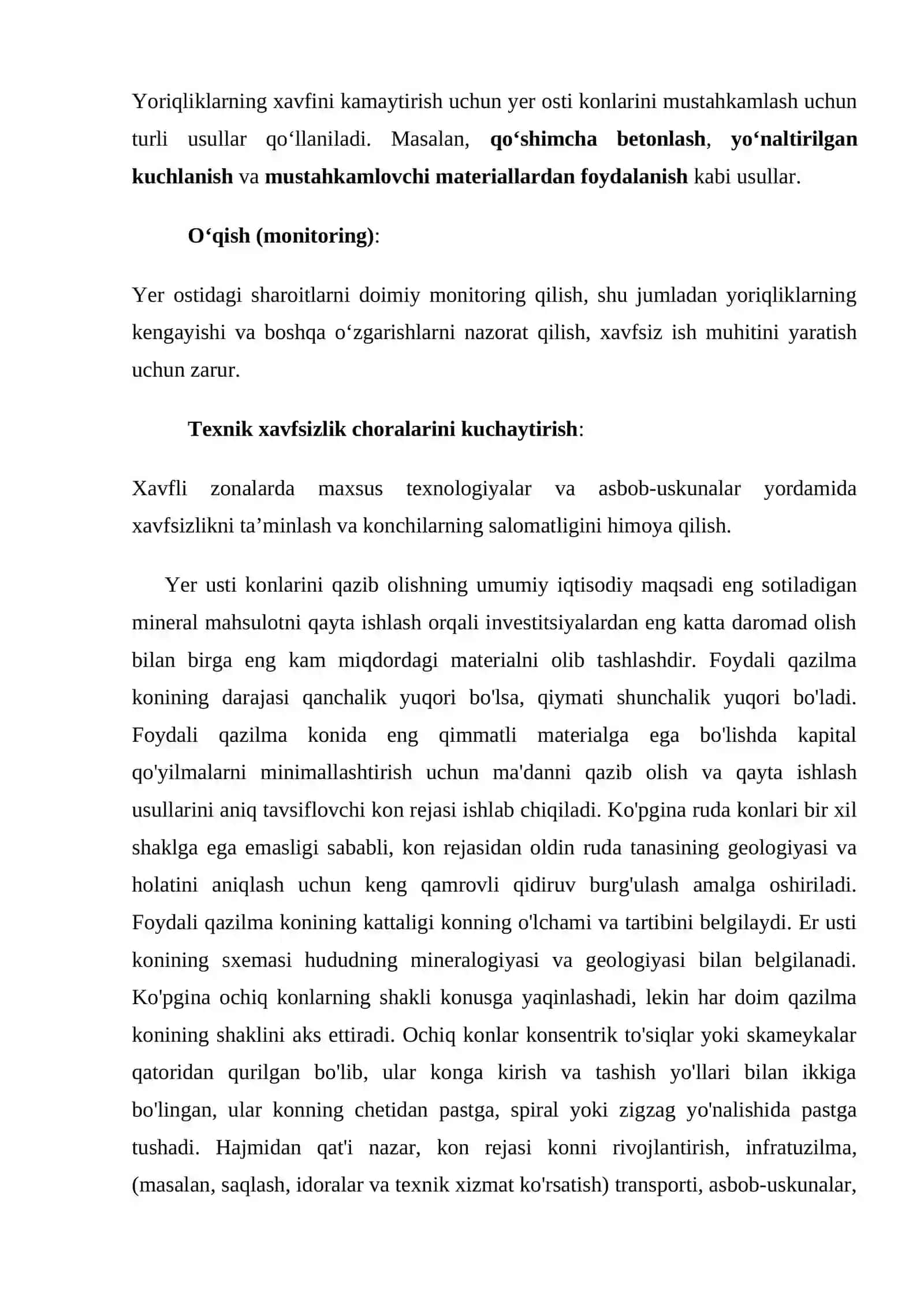 Tog' jinslari massivning yoriqlilik o'rganish va tasvirlash usullari 4