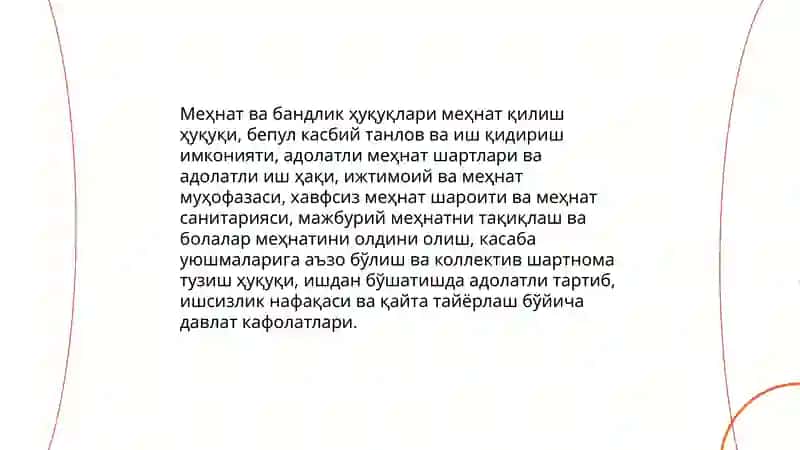 Фуқароларнинг ижтимоий, иқтисодий маданий ва экологик хуқуқлари 4