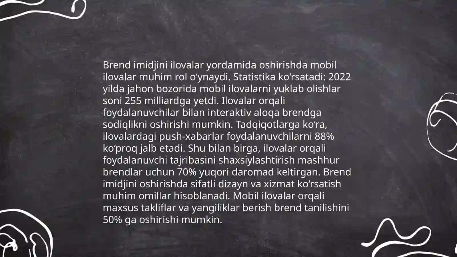 Mobil ilovalar orqali PR texnologiyasi sifatida 4