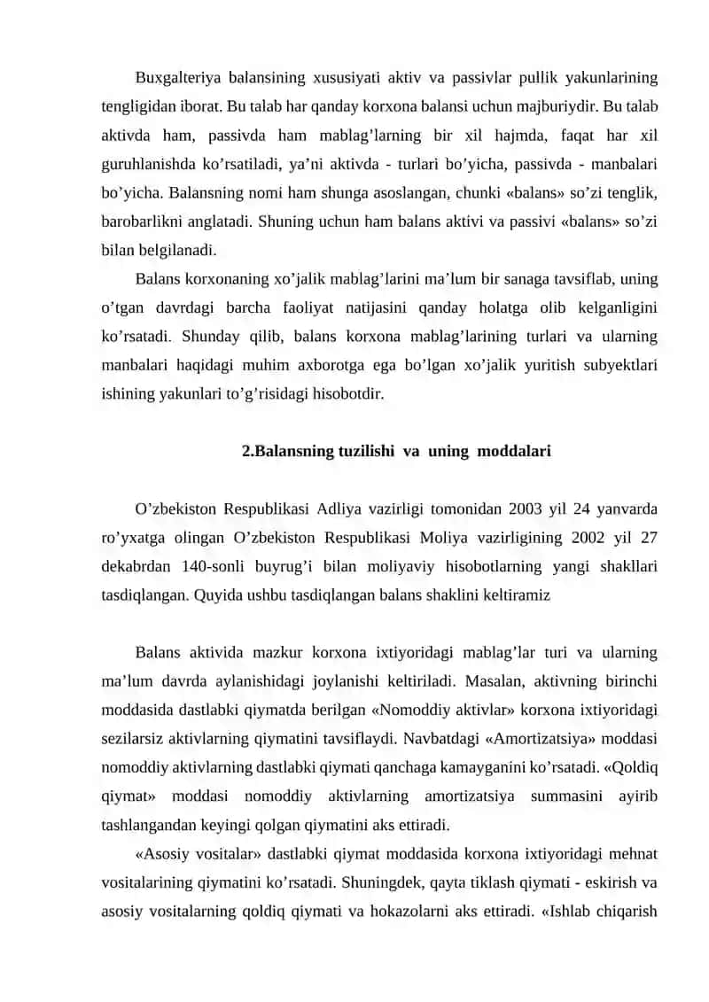 Buxgalteriya balansining tarkibiy tahlili 4