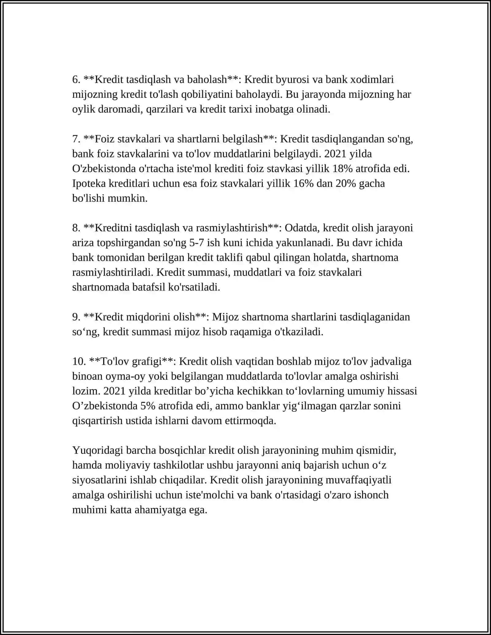KORXONA FAOLIYATINI TASHKIL ETISHDA QARZ MABLAGʻLARINING OʻRNI VA AHAMIYATI 4