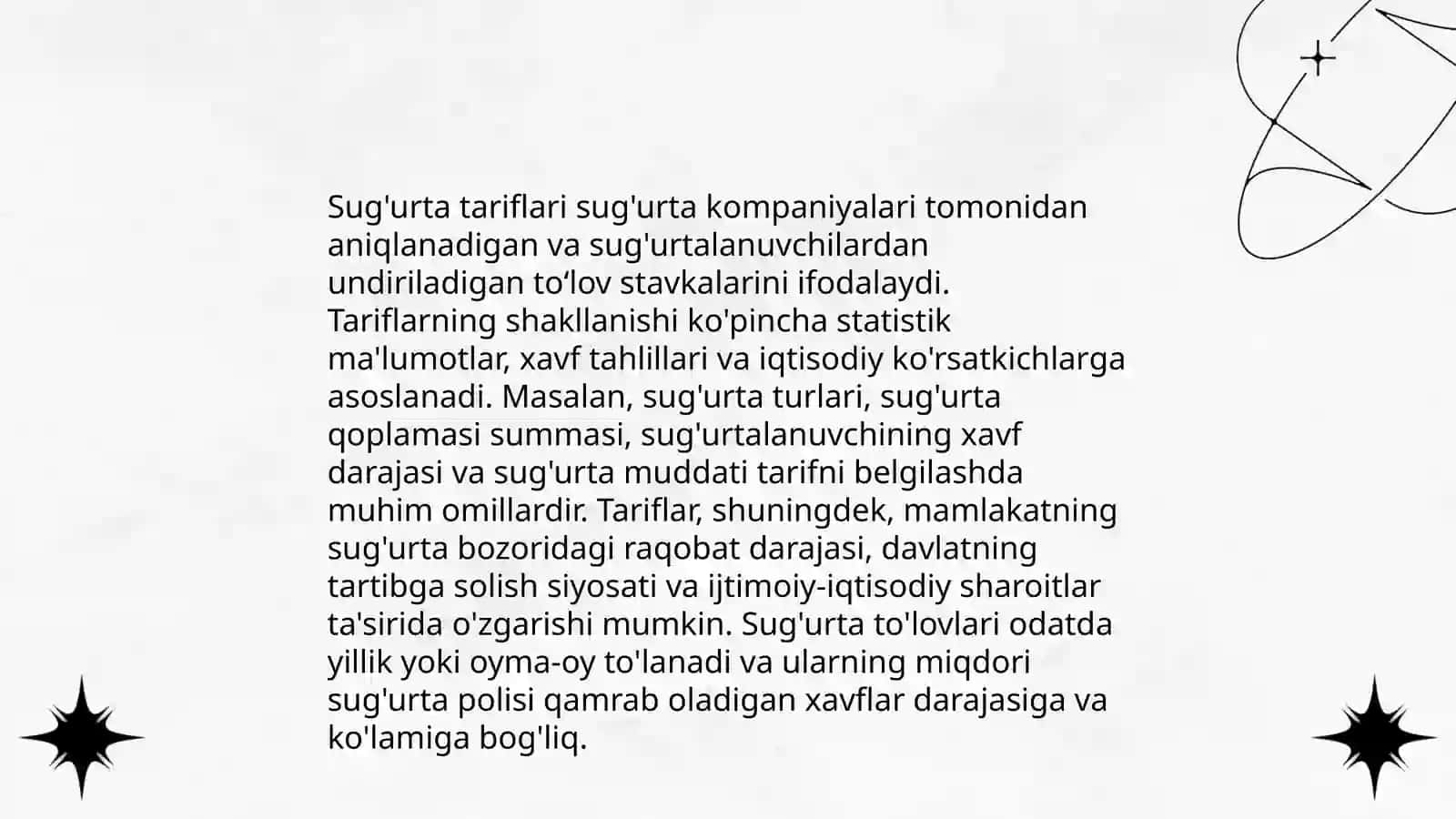 Sug‘urtada ta’rif siyosati 4