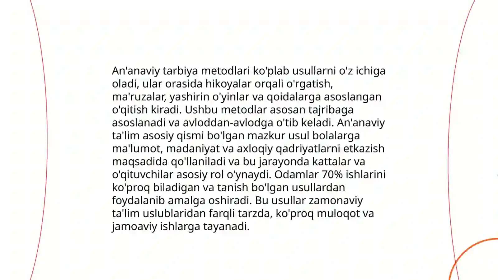 Tarbiya metodlari va turlari 4