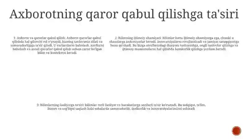 Axborotlarning Ijtimoiy Ahamiyati Va Faoliyatlari 4