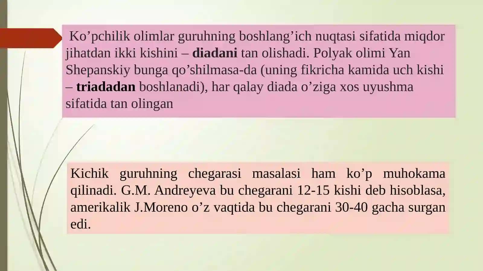 Guruh va jamoa psixologiyasi 4