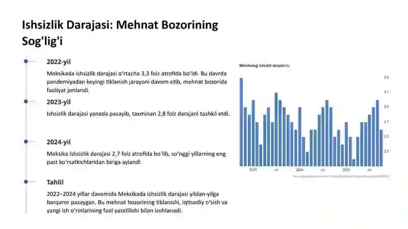 Meksika Iqtisodiyoti: So'nggi 3 Yillik Tahlil va Statistik Ko’rsatkichlar 4