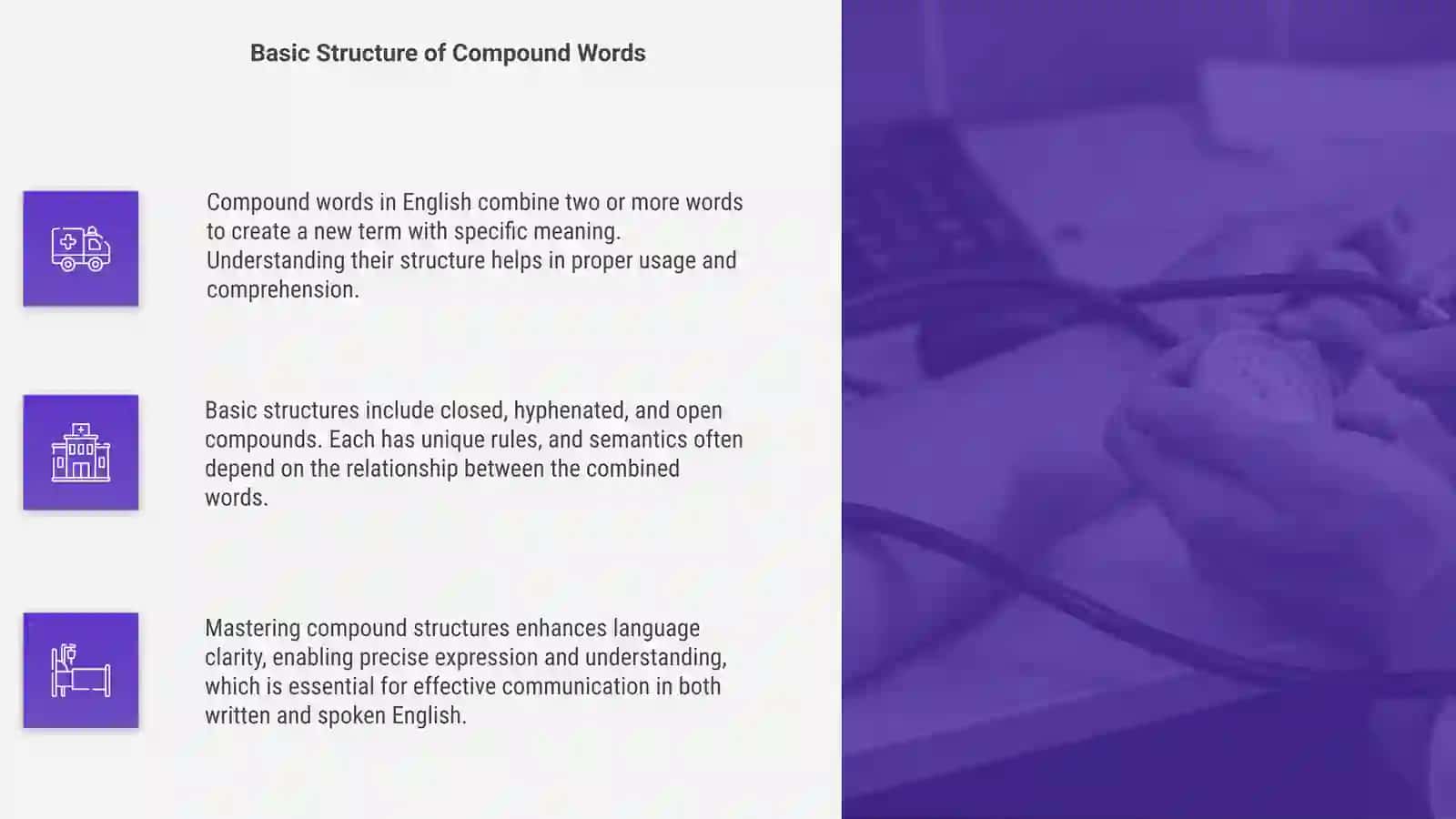 Compounding in English: Structure and Semantics 4