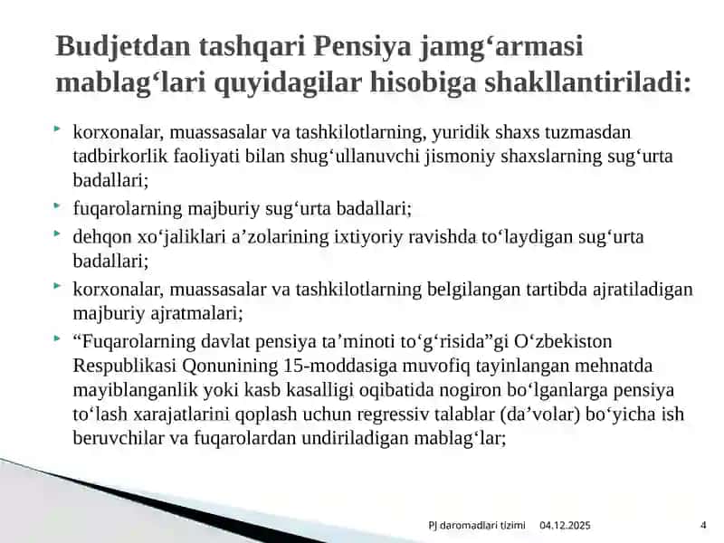 PENSIYA JAMG‘ARMASI DAROMADLARI 4