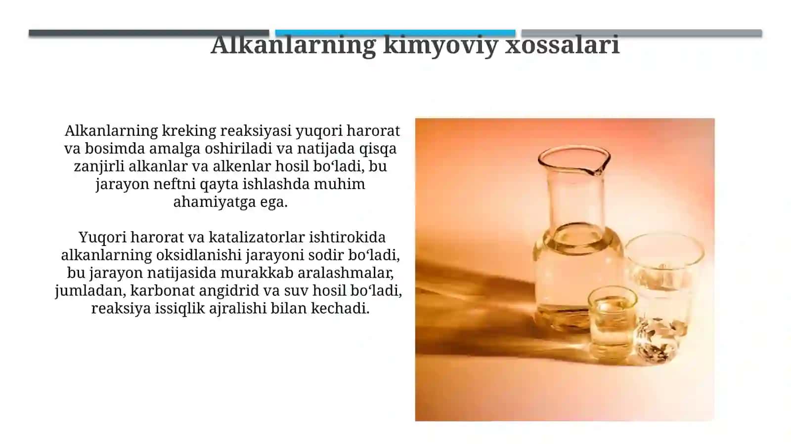 Alkanlarning fizikkimyoviyxossalari 4