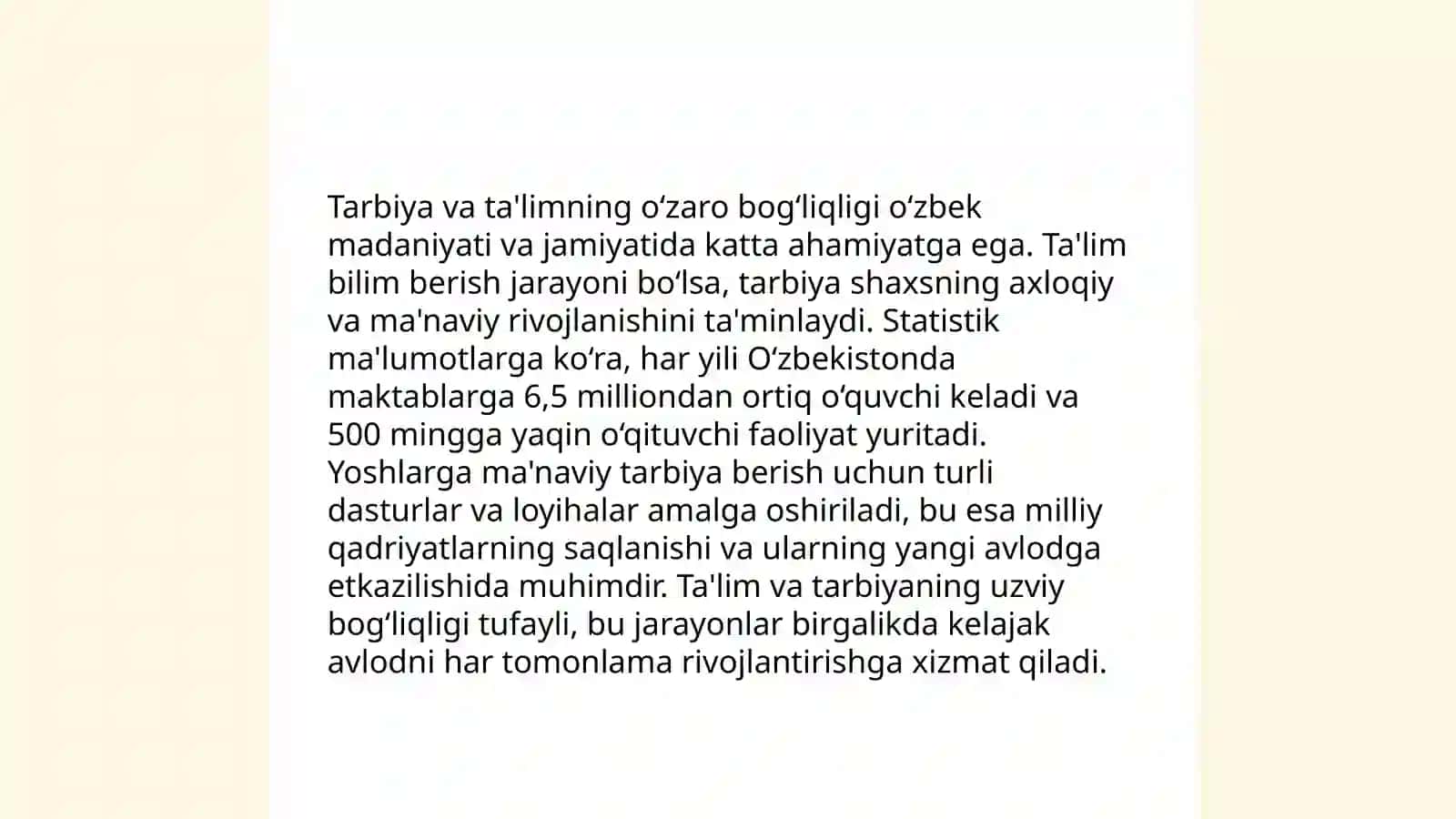 Tarbiya jarayoni va uning mohiyati 4