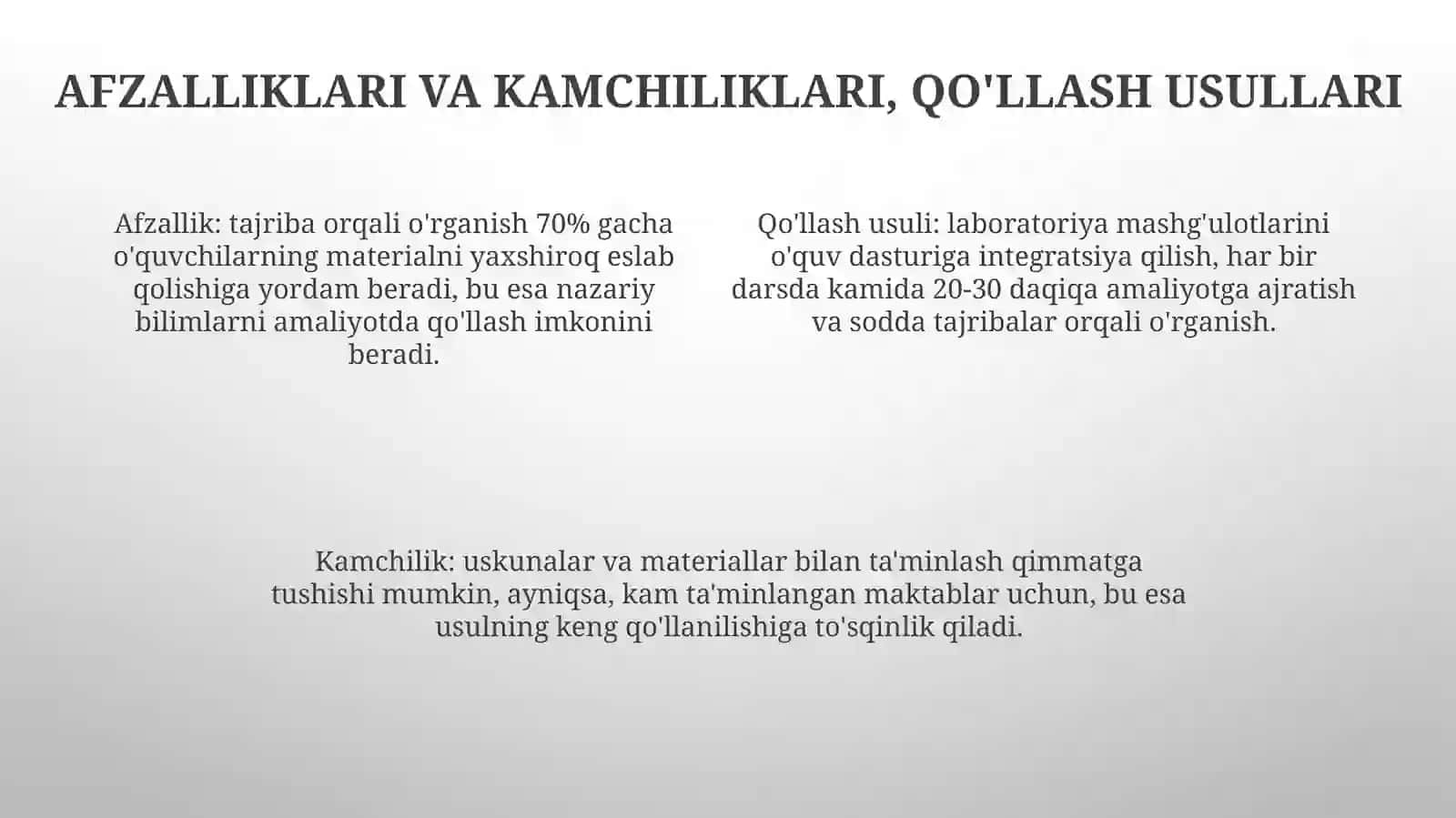 Boshlangʻich ta'limda "Maktab-laboratoriya" usuli 4