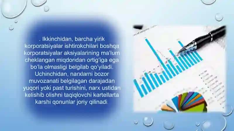 RIVOJLANGAN MAMLAKATLARDA MONOPOLIYAGA QARSHI SIYOSAT BORASIDAGI TAJRIBALAR 4