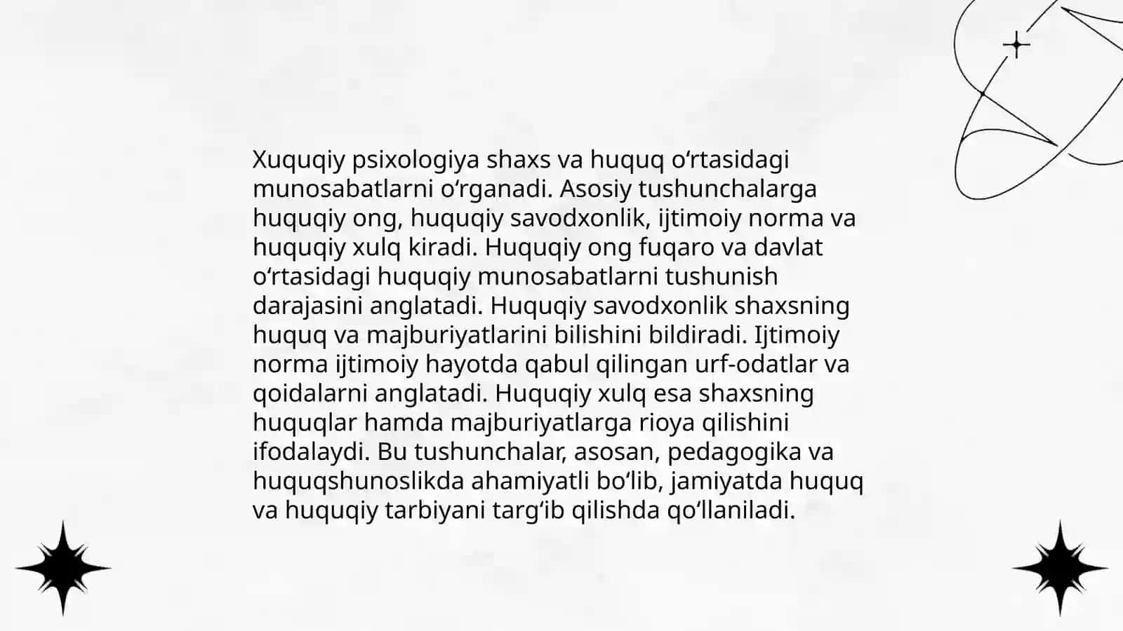 Xuquqiy psixologiyaning predmeti, tuzilishi va metodologiyasi 4