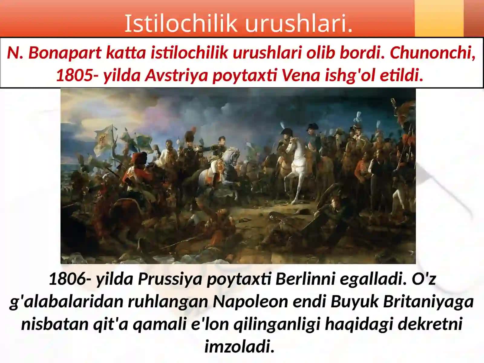 Fransiyada Birinchi imperiya va uning halokati 4