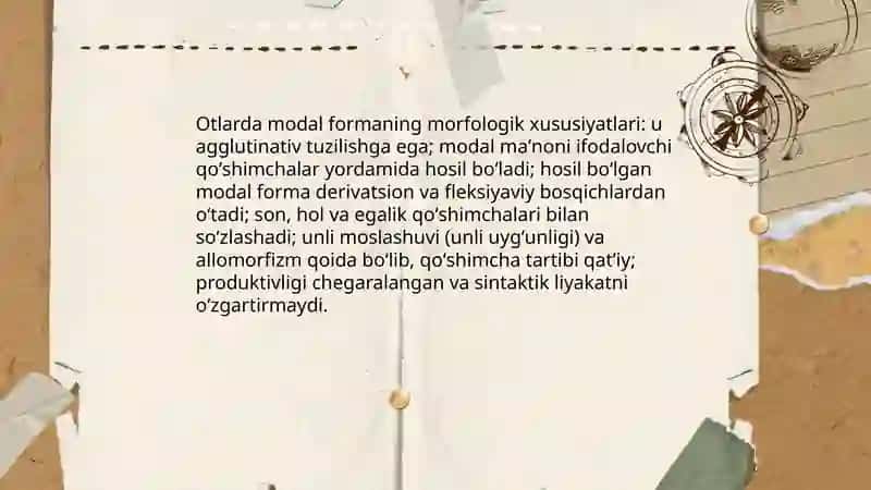 Otlarda modal forma yasalishi 4