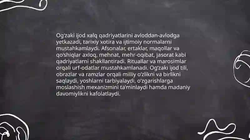 Xalq og'zaki ijodi 4