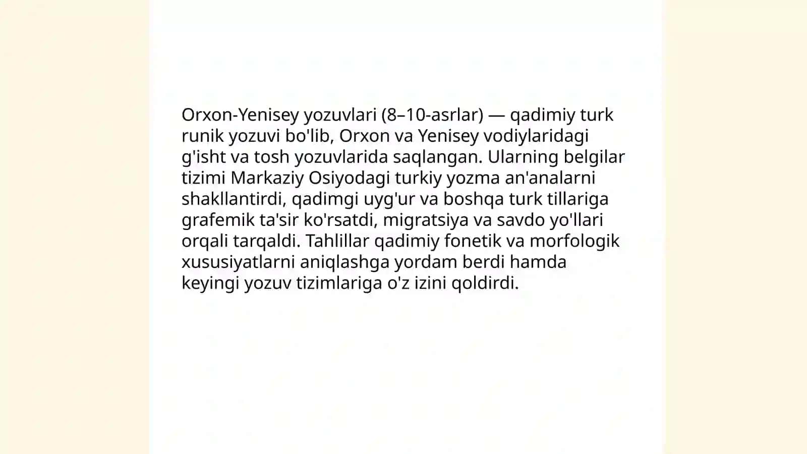 O'zbek yozuvlari tarixidan 4