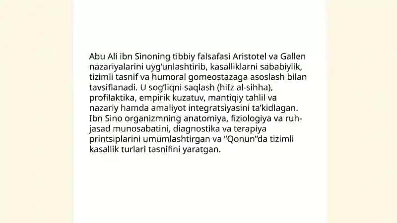 Abu Ali ibni Sinoning tib qonunlari 4