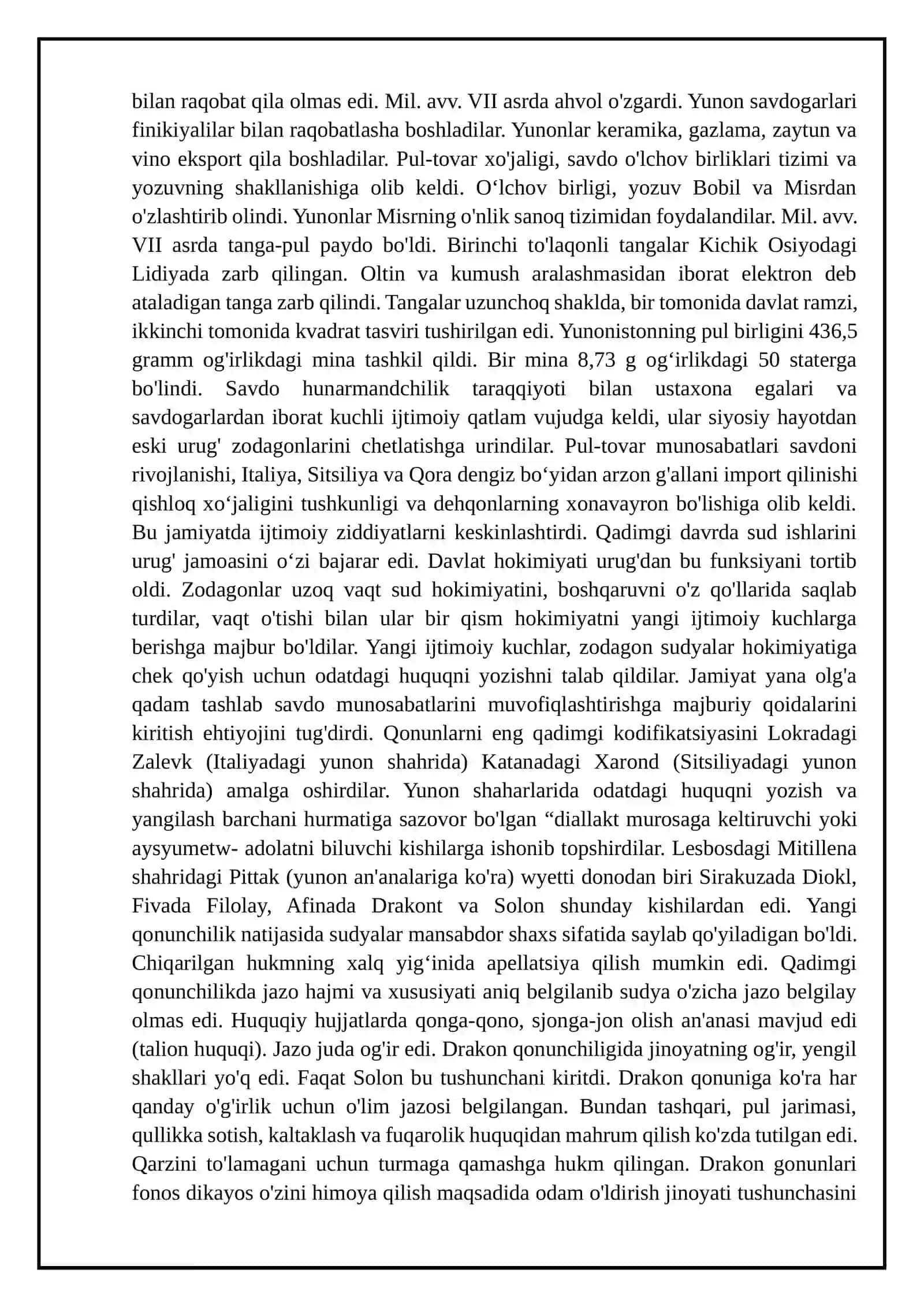 Qadimgi Yunon polislarining vujudga kelishi va taraqqiyoti 4