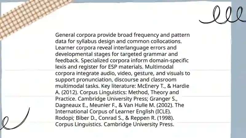 Building and using corpora to develop learning and teaching materials 4