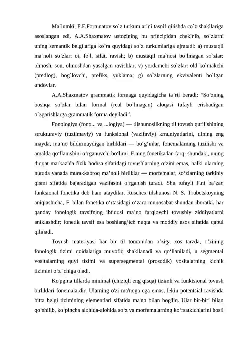RUS VA CHET EL FONOLOGIK MAKTABLARI. O’ZBEK TILSHUNOSLIGIDA FONETIKA VA FONOLOGIYA. O’ZBEK TILSHUNOSLIGIDA FONEMALARNING TASNIFI VA TAVSIFI 4