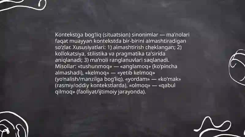Leksik sinonimiya 4
