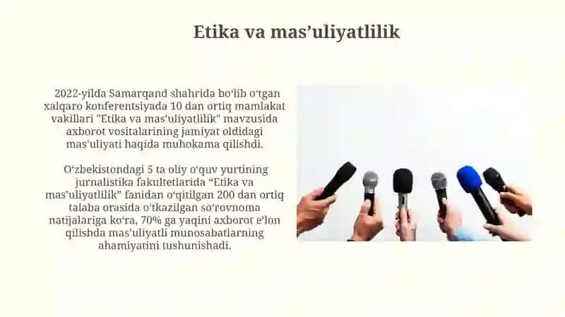 Jurnalistika Ta'limini Mustaqil Ish 4