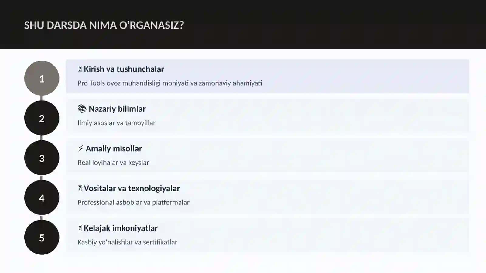 Pro Tools ovoz muhandisligi 4