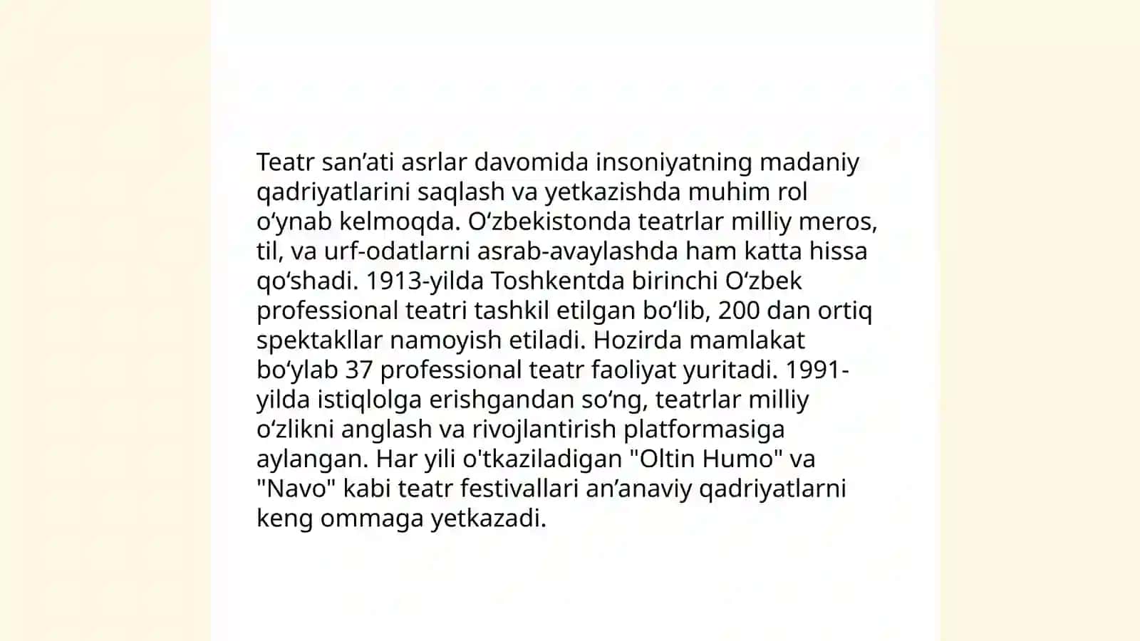 Teatrning tarbiya jarayonidagi o‘rni 4