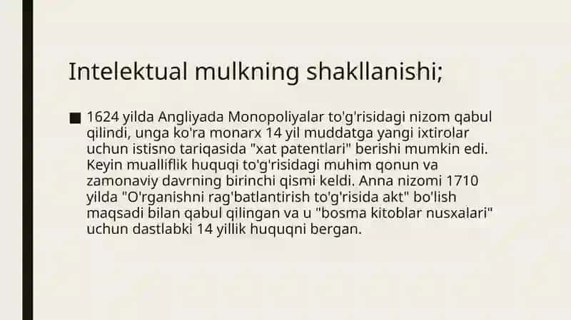 Intellektual kapitalni shakllantirish | Intellektual kapital, aqliy mulklarni shakllantirish va boshqarish 4