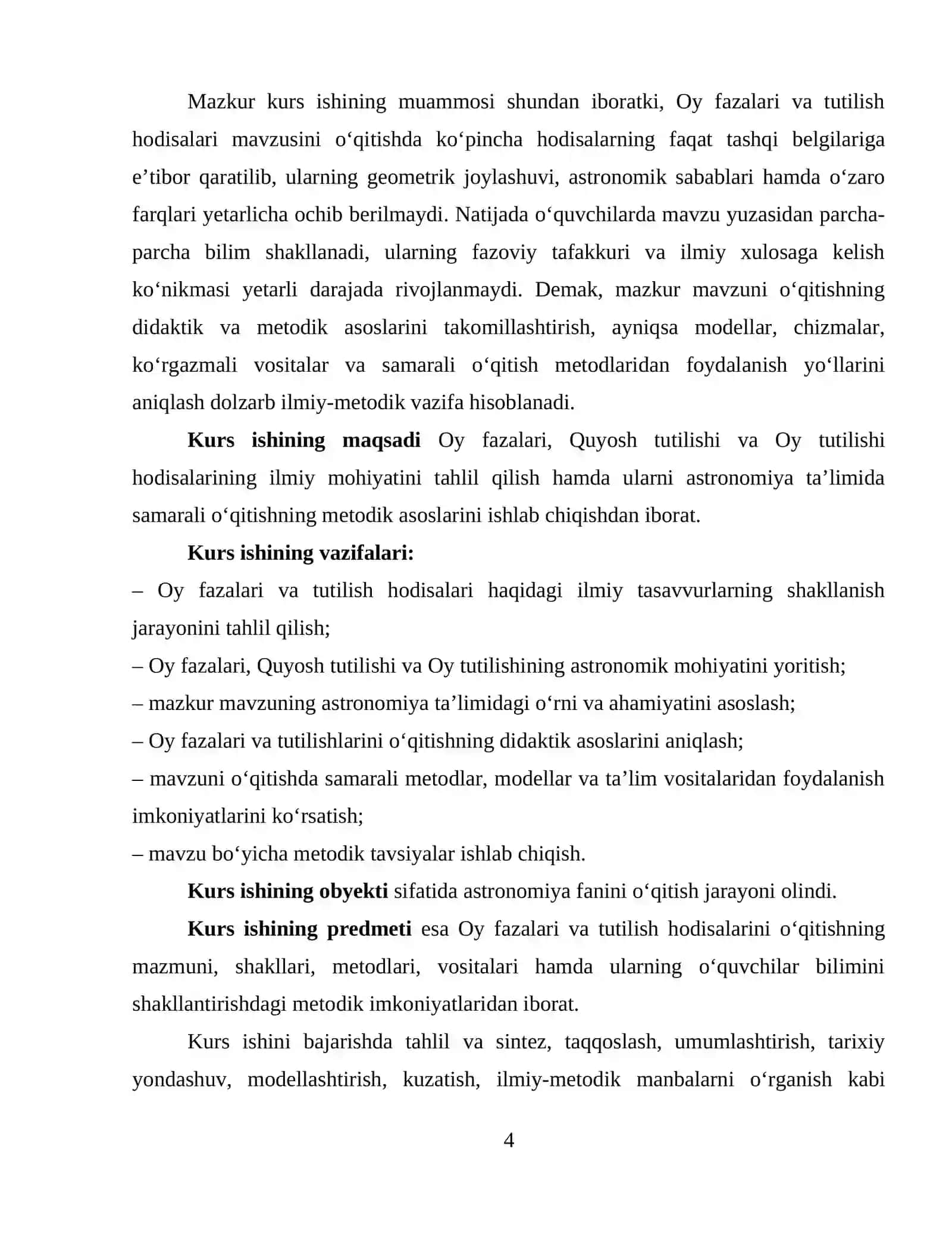 Oy fazalari va tutilishlarini o‘qitish metodikasi 4