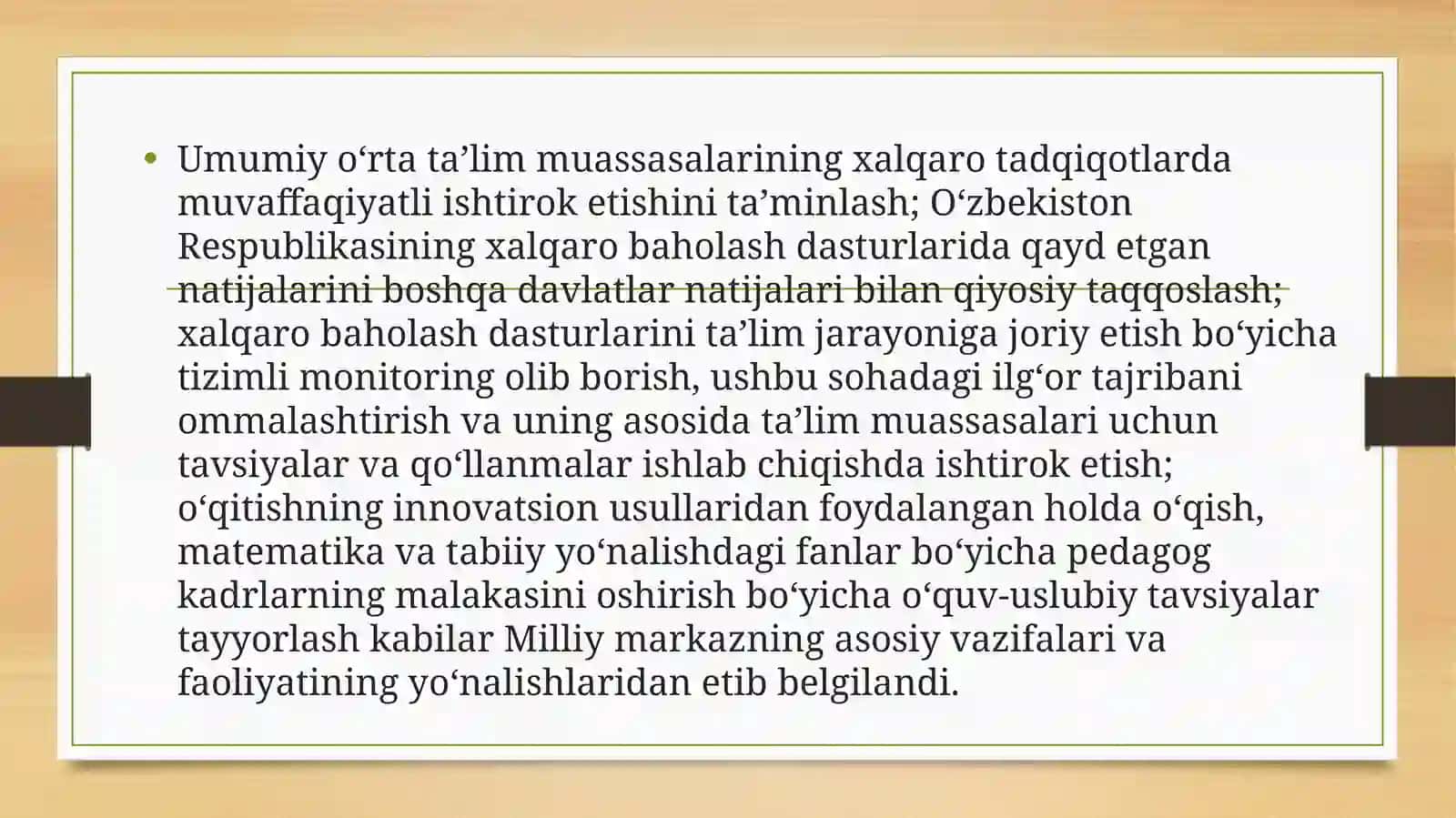 TIMSS xalqaro baholash dasturining mazmun va mohiyati 4